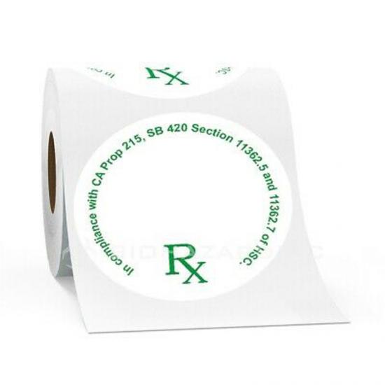 Small Round Medical Labels