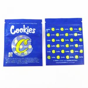 Sac à biscuits bleu de 3,5 grammes