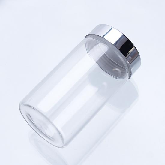 Hemp Packaging 2oz 4oz clear glass jar arch child resistant cap/child proof