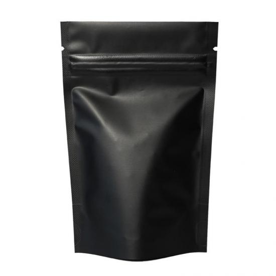 noir mat debout Ziplock pochette 3.5 Grammes d'emballage de mauvaises herbes sacs en aluminium mylar