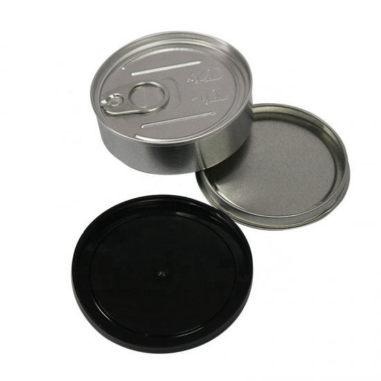 Boîte en métal scellée par presse à main de vente chaude 3 . boîtes de conserve à anneau facile à tirer de 5 grammes
 - Safecare
