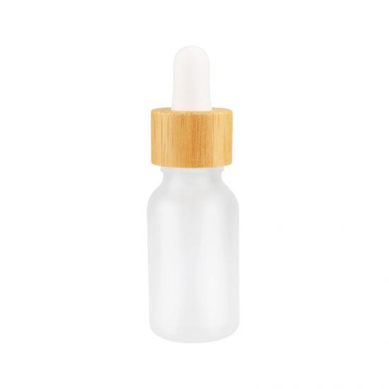 Clear Frosted Dropper Glass Bottles