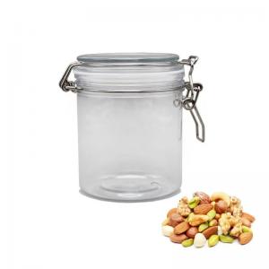 Bocal de conservation pour aliments pour animaux avec couvercle à charnière