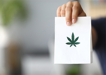 Biodégradable Eco-Friendly De La Marijuana Emballage