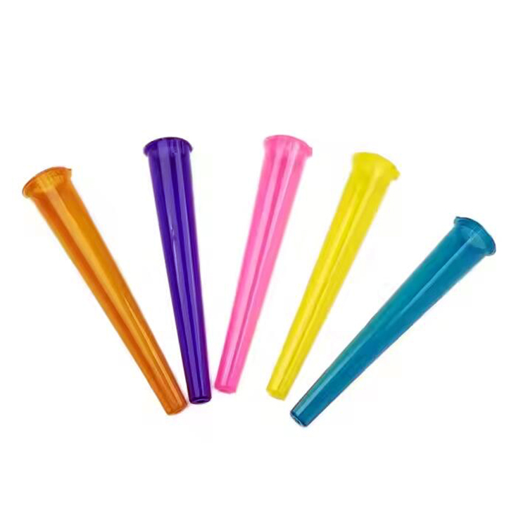 Tubes coniques en plastique résistants aux enfants, 109 mm, avec support à couvercle rabattable, tube pré-roulé à couvercle rabattable